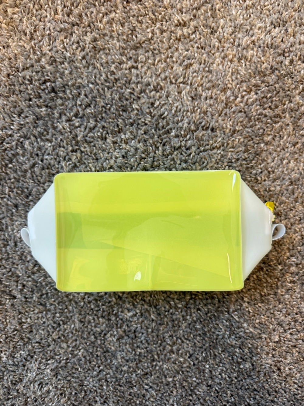 Neon Yellow Cosmetic Bag